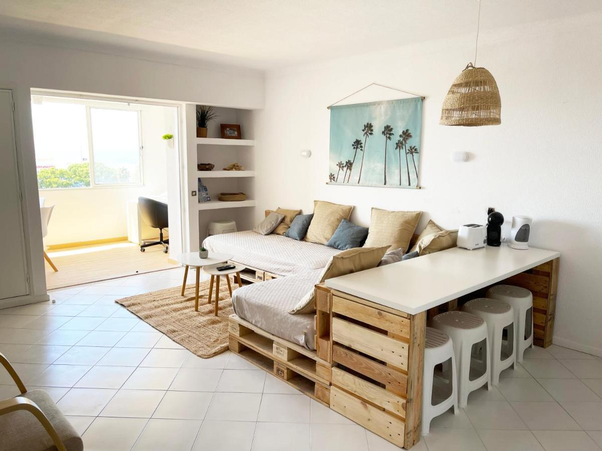Panoramic Seaview - 2 Bedroom, Main Ave, 15 Min Walk Beach, Workspace Albufeira Eksteriør bilde
