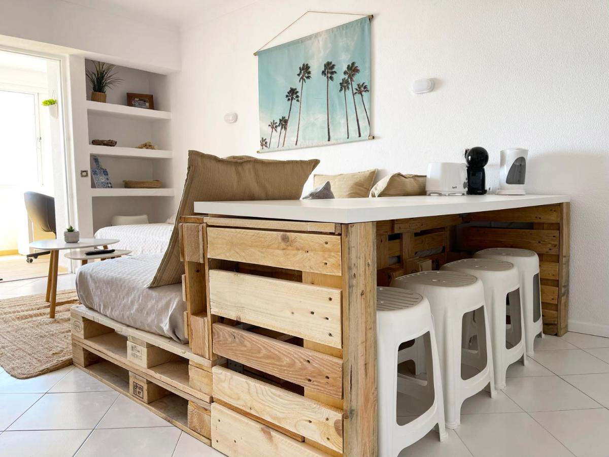 Panoramic Seaview - 2 Bedroom, Main Ave, 15 Min Walk Beach, Workspace Albufeira Eksteriør bilde