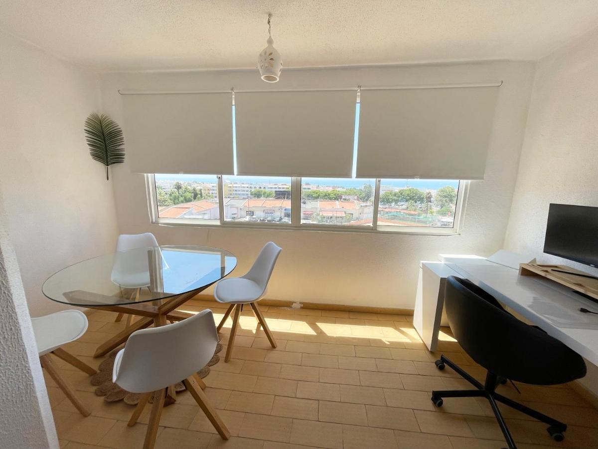 Panoramic Seaview - 2 Bedroom, Main Ave, 15 Min Walk Beach, Workspace Albufeira Eksteriør bilde