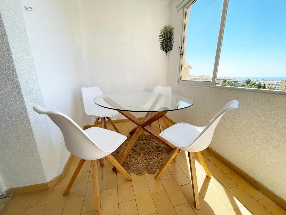 Panoramic Seaview - 2 Bedroom, Main Ave, 15 Min Walk Beach, Workspace Albufeira Eksteriør bilde